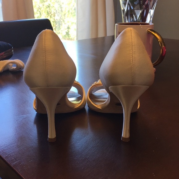 Badgley Mischka peep toe heels - Picture 5 of 8